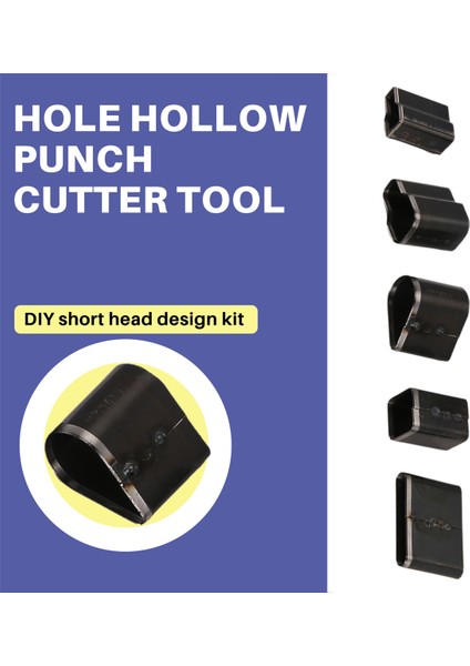 24PCS Deri Kesme Ölümü Set Deliği Hollow Punch Cutter Dıy Alet Kiti Kısa Deri Kemer Sondaj Aracı Oval Yuvarlak Kare (Yurt Dışından) indirimleri