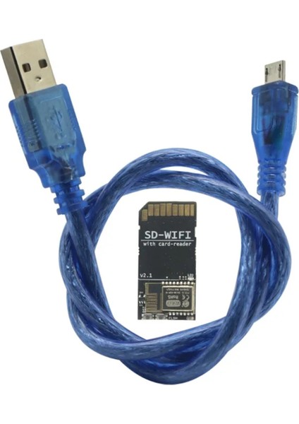 Kart Okuyucu Modülü ile Sd-Wıfı Pro, S6 F6 Turbo Için Seri Çip Kablosuz Şanzıman&#39;a Usb&#39;de Esp Webdev&#39;i Çalıştırın (Yurt Dışından)