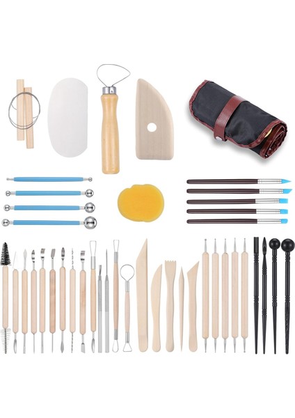 43 Parça Seramik Aletleri Kil Heykeltıraşlık Aletleri Polimer Kil Aletleri Seti (Yurt Dışından) fırsatları