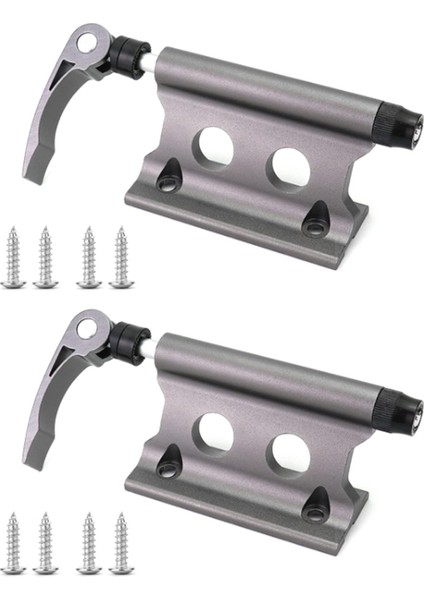 2pcs Bisiklet Çatal Montaj Bisiklet Kamyonu Yatak Çatı Bisiklet Raf Bisiklet Blok Kamyon Montaj Kamyon Suv Römork Yol Bisikleti, Gri (Yurt Dışından)