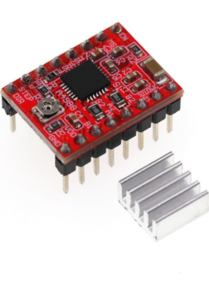 A4988 Step Motor Sürücüsü 3D Yazıcı Aksesuarları DRV8825 Sürücü Modül Kartı 16 Alt Bölüm (Yurt Dışından) indirimleri