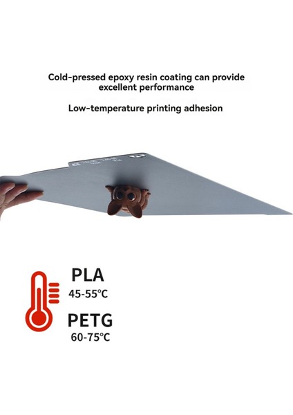 Bambu Laboratuvarı Için Yapı Plakası X1 X1C P1P P1S A1/ A1 Mini Çift Taraflı Epoksi Reçine Kaplama Soğuk Baskı Yay Çelik Sac (Yurt Dışından) fiyatları