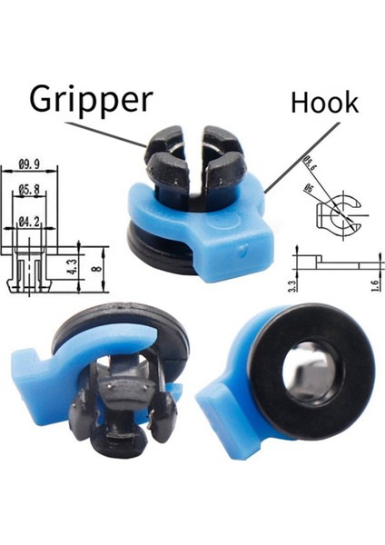 20PCS Bowden Tüp Klipsi Klips Bowden Collet ve Clip Set 3D Yazıcı Aksesuarları 1.75MM Filament Yazıcı Parçaları (Yurt Dışından) modelleri