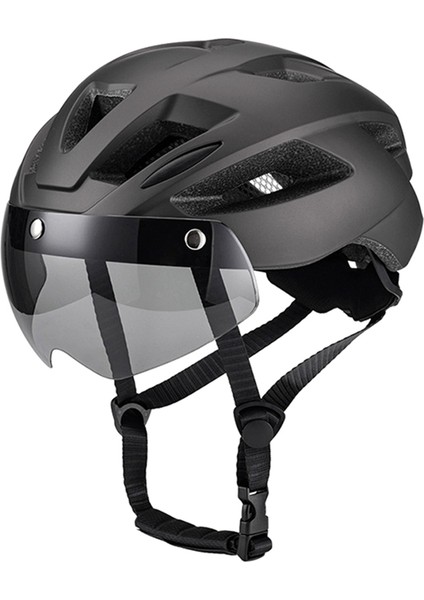 Yetişkin Bisiklet Kaskı, Işık Mikroshell, Erkek Kadınlar, Camı ile Önerilen Uyum Ayarı 57-62CM Bisiklete Binmek Için (Yurt Dışından)