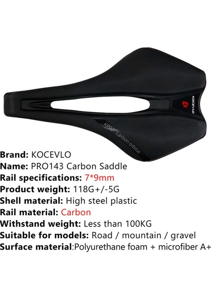 Kocevlo Naylon Fiber+Karbon Fiber Eyer Yol Mtb Dağ Bisikleti Bisiklet Eyer Bisiklet Eyer Konfor Yarışları Koltuk (Yurt Dışından) modelleri