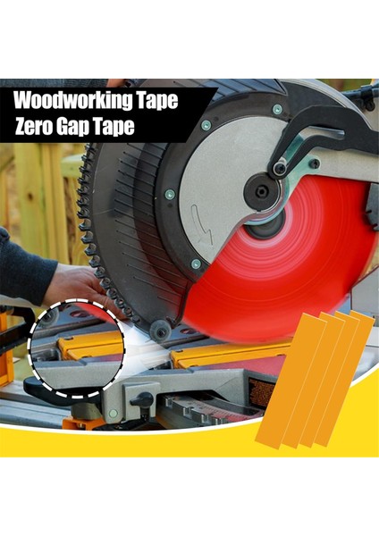 12PCS Sıfır Gapwoodworking Bant, Miter Testere Üzerinde Daha Doğru Kesimler Için, Ahşap Kesimini Konumlandırmak Için Sıfır Temizleme Eki (Yurt Dışından) fiyatları