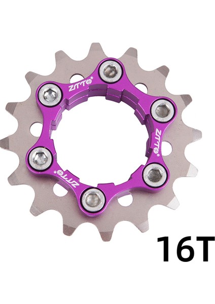 Ztto Bisiklet Volan Tek Hızlı Dişli 16T Tek Dişli Sabit Bisiklet Zinciri (Yurt Dışından) indirimleri