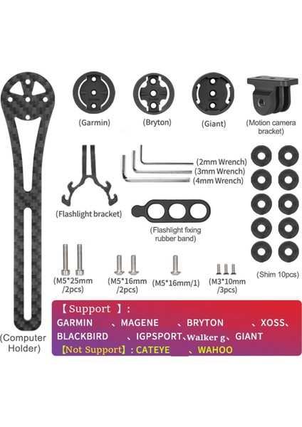 Bisiklet Bilgisayar Tutucusu Karbon Bisiklete Binme Bilgisayarı Durak Çarşamba Garmin Devi Bryton Gopro Tutucu (Yurt Dışından) fırsatları
