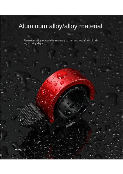 Kırmızı Bisiklet Bell Süper Yüksek Dağ Bisiklet Evrensel Bell Görünmez Boynuz Bisiklet Ekipmanı Aksesuarları (31.8 Kalibre) (Yurt Dışından) fiyatları