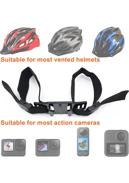 Gopro Kahramanı Için Ayarabilir Bisiklet Kask Kayış Baş Kemer Montaj Tutucu Adaptörü 9/8/7/6/5/4 Sjcam Yı Osmo Aksiyon Aksesuarları (Yurt Dışından) indirimleri