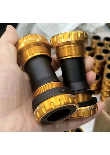 Bisiklet Alt Braketi BB68-73 Dağ Bisikleti Için Merkezi Hareket Ekseni Yatakları Krankset Şaft Titanyum Rengi (Yurt Dışından) indirimleri