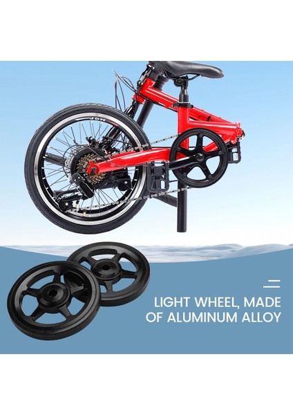 Bisiklet Easywheel Alüminyum Alaşım Süper Hafif Kolay Tekerlekler Brompton Için (Yurt Dışından) fırsatları