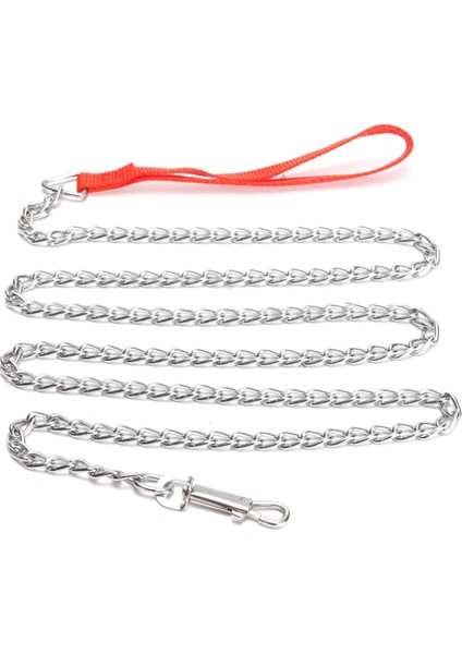 1.6m Ağır Hizmet Tipi Metal Zincir Köpek Yavrusu Yürüyüş Kurşun Tasma Klipli Kırmızı Sap (Yurt Dışından) fiyatları