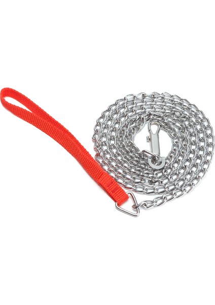1.6m Ağır Hizmet Tipi Metal Zincir Köpek Yavrusu Yürüyüş Kurşun Tasma Klipli Kırmızı Sap (Yurt Dışından) modelleri