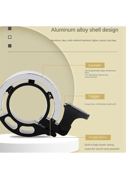 Kırmızı Bisiklet Çan, Süper Yüksek Sesli Dağ Bisikleti Çan, Bisiklet Görünmez Boynuz, Bisiklet Ekipmanı Aksesuarları (Yurt Dışından) fiyatları