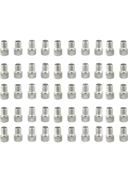 Alüminyum Alaşım Bisiklet Valf Adaptörü, Dağ Bisikletleri ve Yol Bisikletleri Için Uygun, Bisiklet Aksesuarları Gümüş (Yurt Dışından)