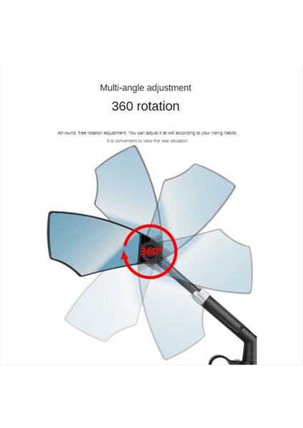 Zoyosports Bisiklet Anti-Parlaklık Arka Bakış Aynası Geri Çekilebilir Patlama Koşullu Dikiz Aynası Dağ Bisikleti Reflektör Sağ (Yurt Dışından) fırsatları