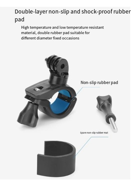 Djı Gopro Için Lenvee Küçük Karınca Braketi Döndürülebilir Bisiklet Klipsli Motosiklet Genişlemesi Sabit Braket Spor Kamera Aksesuarları (Yurt Dışından) modelleri