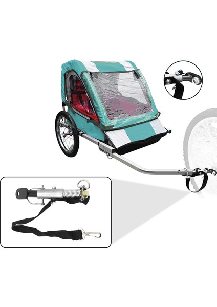 1 Set Bisiklet Römorku Hitch Evrensel Bisiklet Römorku Bebek/pet Hitch Bağlayıcı Konnektörü Bisiklet Arka Raf Aksesuarları (Yurt Dışından) modelleri