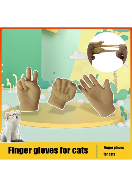 Gerilebilir Tpr Eller Kedi Oyuncak, Kediler Için Mini Eller, Yeni Gerilebilir Tpr Elleri Kedi Oyuncak, Kediler Için Parmak Eldivenleri 6pcs (Yurt Dışından) modelleri