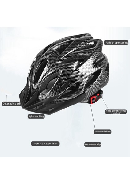 Ayarlanabilir Unisex Bike Mtb Kask Konfor Astarı Hafif Içi Boş Havalandırma Havalandırmaları Bisiklet Güvenliği Kask (Yurt Dışından) modelleri