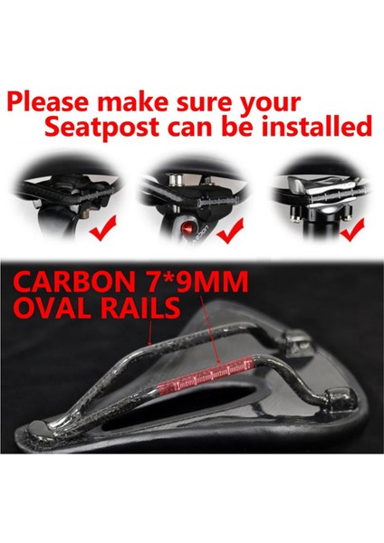 Kocevlo Karbon Eyer Yolu Mtb Bisiklet Eyer Rahat 240X155MM Mtb Karbon Eyer Koltuk Erkekler Yolu ve Off-Road Bisikletleri Için (Yurt Dışından) fırsatları