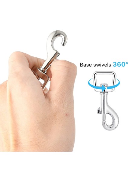 Köpek Tasma Yakası Için 20PC Snap Hooks, Ağır Hizmet Tipi Döner Toka Göz Cıvata Tokası Tetik Klipsini Yay Evcil Hayvan Tokası (Yurt Dışından) fiyatları