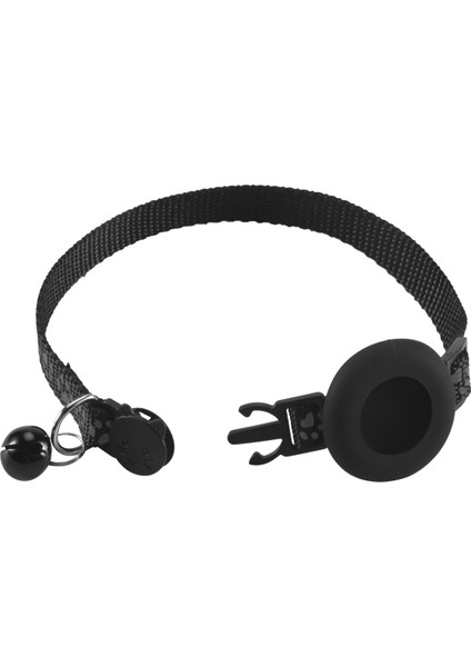 Kedi Yaka, Elma Hava Etiketi Için Güvenlik Tokası ve Çan ile Kedi Yaka, 3/8 Inç Genişliğinde Yansıtıcı Kedi Yakası Siyah (Yurt Dışından)