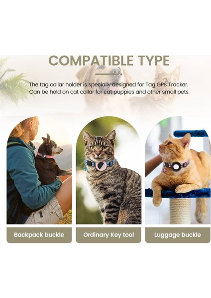 Kedi Yaka Tutucu, Hava Etiketi Için Cat Yaka Tutucusu Apple Airtag Gps Tracker Için Uyumlu, 2 Pack Case Kapak Siyah ve Pembe (Yurt Dışından) indirimleri