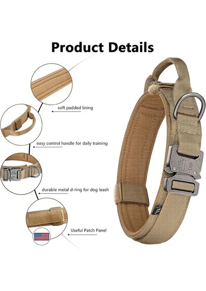 Köpek Yakası, Kontrol Kolu Olan Ayarlanabilir Eğitim Naylon Köpek Yakası L (Yurt Dışından) indirimleri