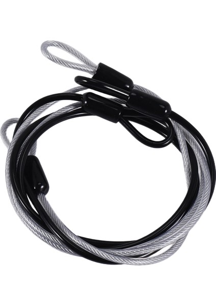 100CM/3,3FT Uzunluğunda Seyahat Güvenlik Kablosu Kilidi, Örgülü Çelik Kaplamalı Güvenlik Kablosu Bagaj Kilidi, Güvenlik Kablosu Teli Ipi (Yurt Dışından)