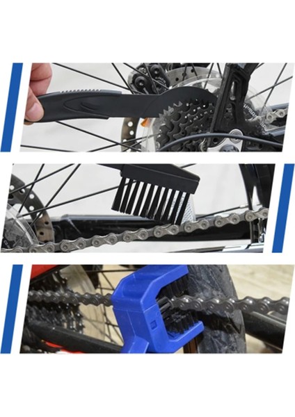 Kırmızı Motosiklet ve Bisiklet Zinciri Fırçaları Bisiklet Temizleme Zinciri Fırçaları (Yurt Dışından) modelleri
