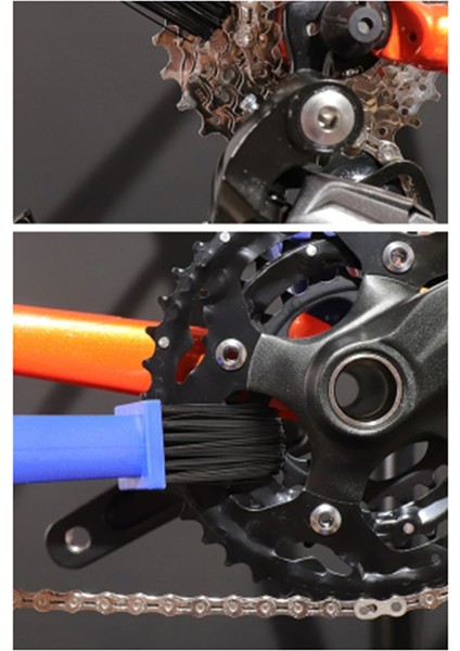 Kırmızı Motosiklet ve Bisiklet Zinciri Fırçaları Bisiklet Temizleme Zinciri Fırçaları (Yurt Dışından) indirimleri