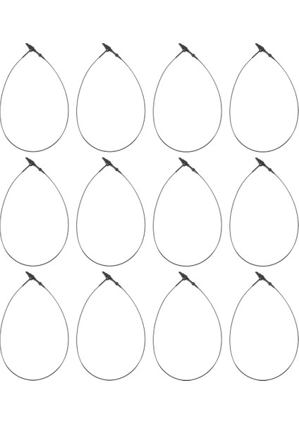 7 Inç 1000 Pcs Siyah Snap Kilit Pimi Döngü Plastik Etiket Bağlantı Edebiyat Hook Bağları (Yurt Dışından) fırsatları