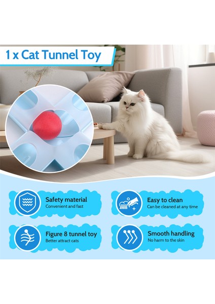 Ev Kedi Oyuncak Pikap Kedi Alay Küçük Kedi Tünel Malzemeleri Pikap Pet Petter Pikap Beyaz (Yurt Dışından) indirimleri