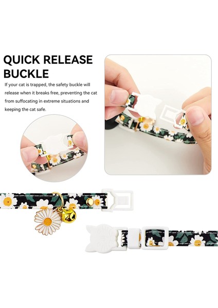 Hava Etiketi Kedi Yaka, Kedi Yaka, Silikon Tutucu ile Yavru Kedi Yaka Kırılma, Kız Çocuk Için Siyah (Yurt Dışından) indirimleri