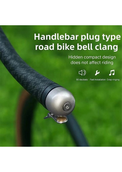 Bisiklet Bell Clear Loud Sound Road Bike Gidon Fiş Boynuzu 22.2mm Gidon Fişi 80DB Bell Için Uygun (Yurt Dışından) fiyatları