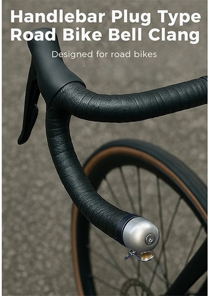 Bisiklet Bell Clear Loud Sound Road Bike Gidon Fiş Boynuzu 22.2mm Gidon Fişi 80DB Bell Için Uygun (Yurt Dışından) modelleri
