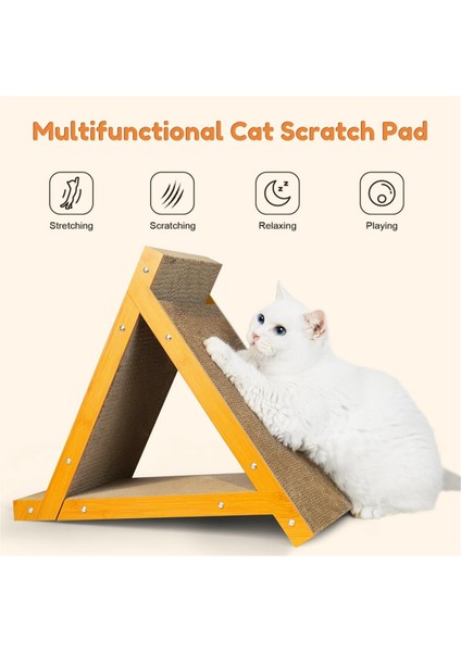 Kedi Çizicisi, Kedi Çizik Direği, Kedi Çizme Tahtası, Kapalı Kediler Için Sağlam Kedi Oyuncakları, 6 Taraf Mevcut (Yurt Dışından) fırsatları