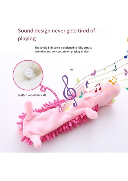Köpek Peluş Ses Yapımı Oyuncaklar Çiğneme Dişleri Öğütme Eğitimi Oynatma Oynatma Griping Interactive Mops Lint Puppy Oyuncak, D (Yurt Dışından) fırsatları