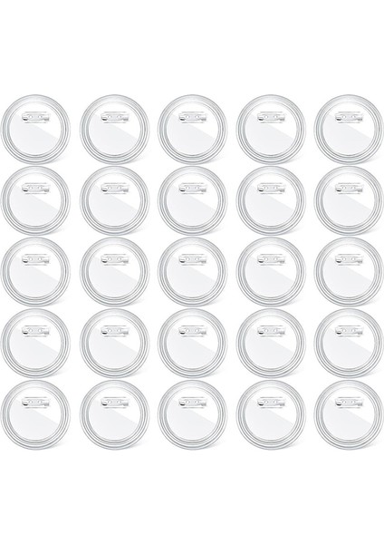 3 Inç Dıy Düğme Pimleri Akrilik Düğme Pin Rozeti Temizle Zanaat Düğmesi Rozetleri Okul Projeleri Için Pin Düğmeleri 25 Pcs (Yurt Dışından)