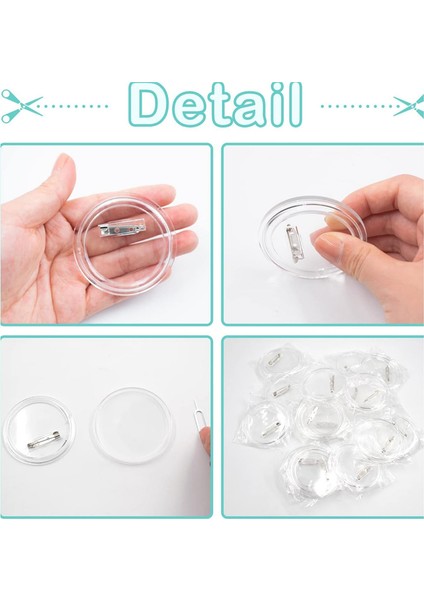 3 Inç Dıy Düğme Pimleri Akrilik Düğme Pin Rozeti Temizle Zanaat Düğmesi Rozetleri Okul Projeleri Için Pin Düğmeleri 25 Pcs (Yurt Dışından) modelleri
