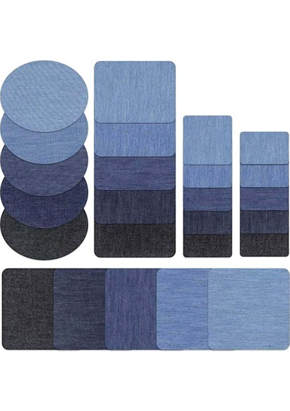 Giysiler Onarımı Için 25PCS Demir, Dışarıda Jean Yamaları, Kot Pantolonlar Için Yamalar Üzerinde Demir Üzerinde Dikmek (Yurt Dışından)
