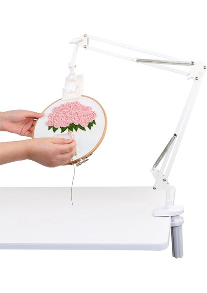 Ayarlanabilir Nakış Çember Standı - Katlanır Nakış, Iğne Noktası Projeleri Için 360 Derece Dönen Crossitch Stand A (Yurt Dışından)