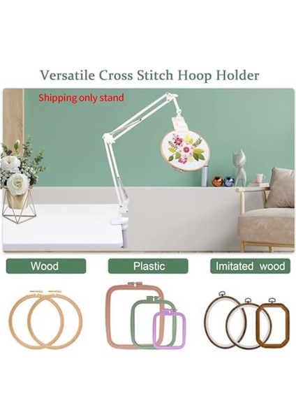 Ayarlanabilir Nakış Çember Standı - Katlanır Nakış, Iğne Noktası Projeleri Için 360 Derece Dönen Crossitch Stand A (Yurt Dışından) fiyatları