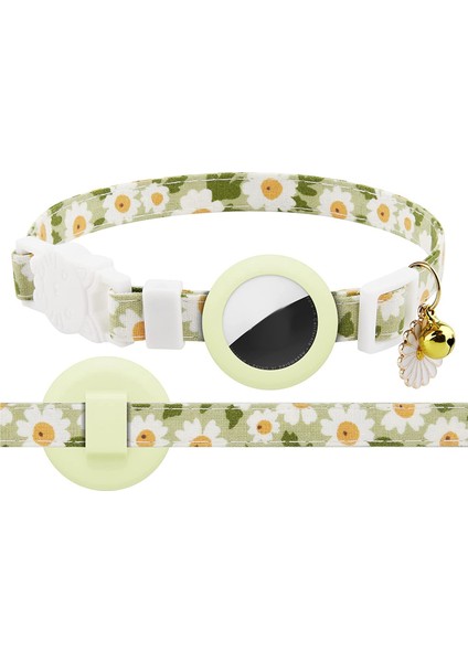 Hava Etiketi Kedi Yaka, Kedi Yaka, Silikon Tutucu ile Yavru Kedi Yaka Kırılma, Kız Çocuk Kedileri Yeşil Için (Yurt Dışından)