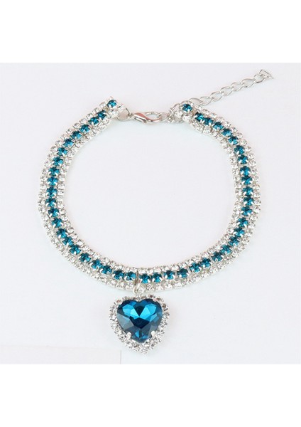 Köpek Parlak Rhinestone Yaka Kedi Kalp Elmas Takı Kolye Pet Bling Prenses Yakası Yavru Yavru Malzemeler Aksesuarlar, C (Yurt Dışından) indirimleri