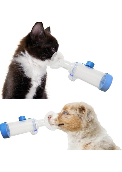 Evcil Hayvanlar Için 2 Maskeli Inhaler Ara Parçası, Yuvarlak Şekil Silikon Maskesi, Aerosol ile Mdı Için Inhaler Aralayıcısı (Yurt Dışından) fiyatları