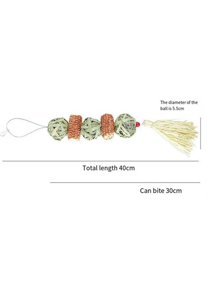 6pcs Doğal Saman Topu Asılı Ipi, Can Sıkıntısı Hamster Aksesuarlarını Rahatlatmak Için Evcil Tavşan Azı Dişleri Oyuncaklar Evcil Hayvan Ürünleri (Yurt Dışından) fırsatları
