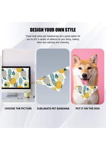 15 Adet Süblimasyon Boş Evcil Hayvan Bandana Isı Transferi Yıkanabilir Diy Üçgen Köpek Eşarpı Önlük Köpekler Için Kerchief Köpek Yavrusu Kediler (Yurt Dışından) fiyatları